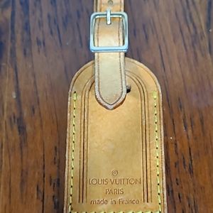 Vintage LV Luggage Tag